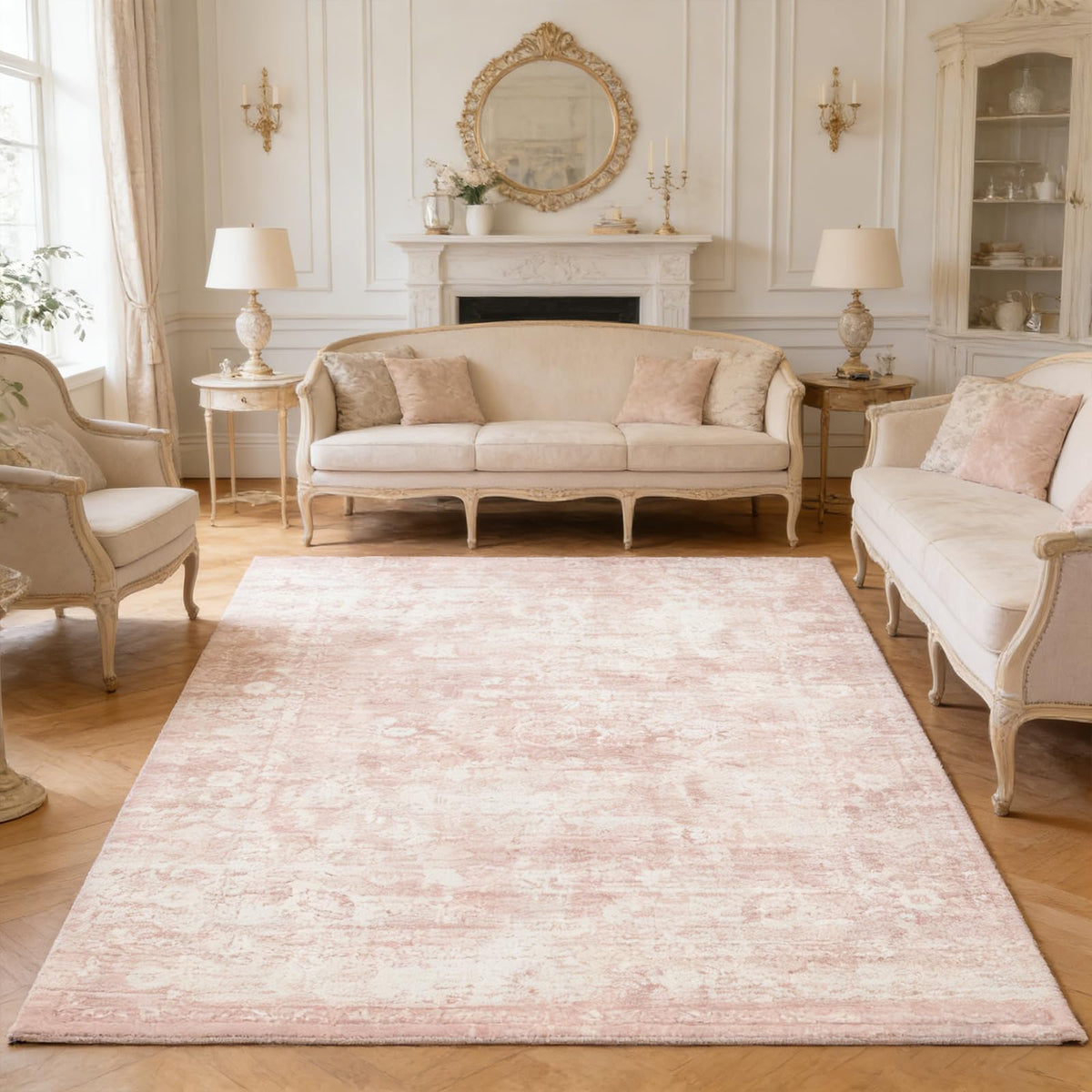 Homemate Washable Rug 9x12 Area Rugs - Vintage Rugs for Living Room