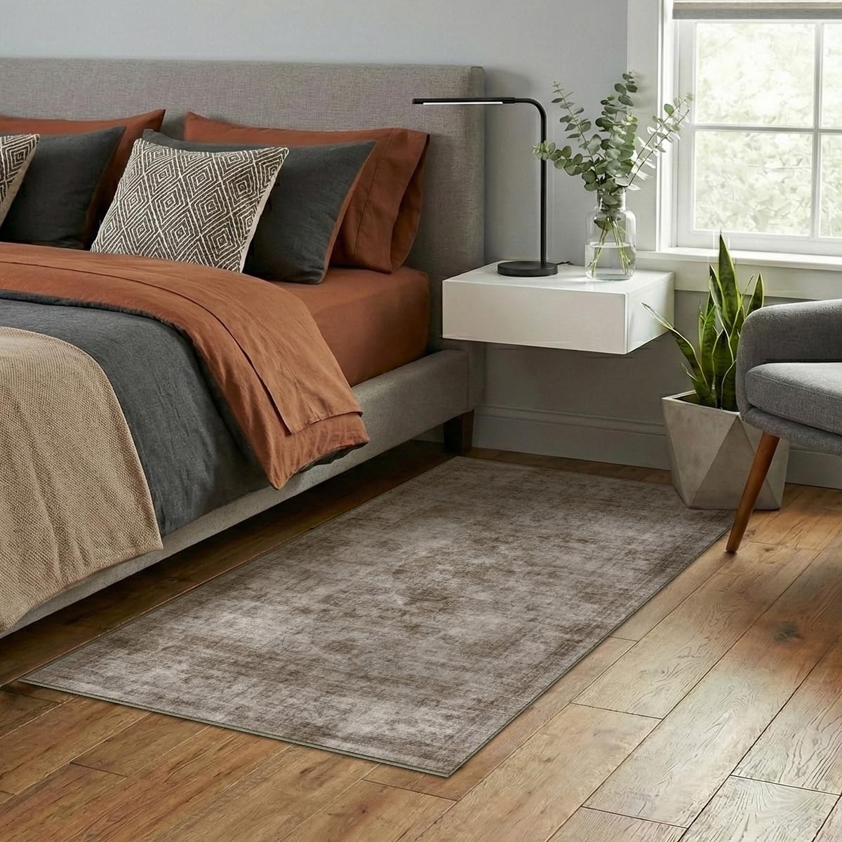 Homemate Washable Rug 9x12 Area Rugs - Vintage Rugs for Living Room