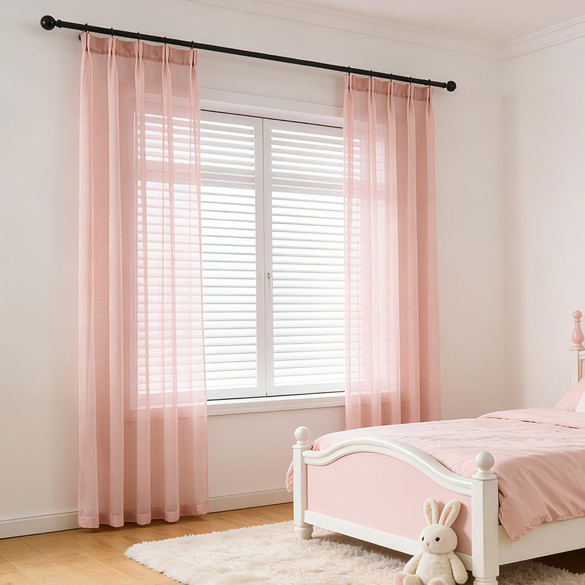 Off White Sheer Curtains 84 Inches Long Pinch Pleat Linen Textured Ceiling