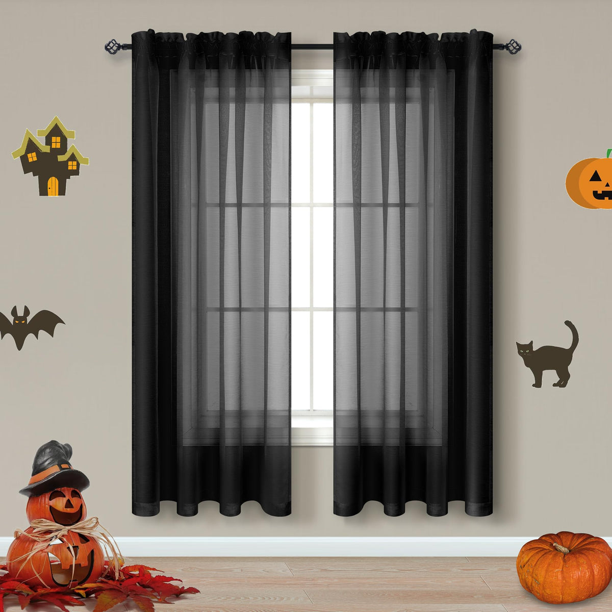 Pitalk Terracotta Curtains 84 Inch Length for Living Room 2 Panel Sets Rod Pocket Sheer Curtains for Living Room Rust Burnt Orange Red