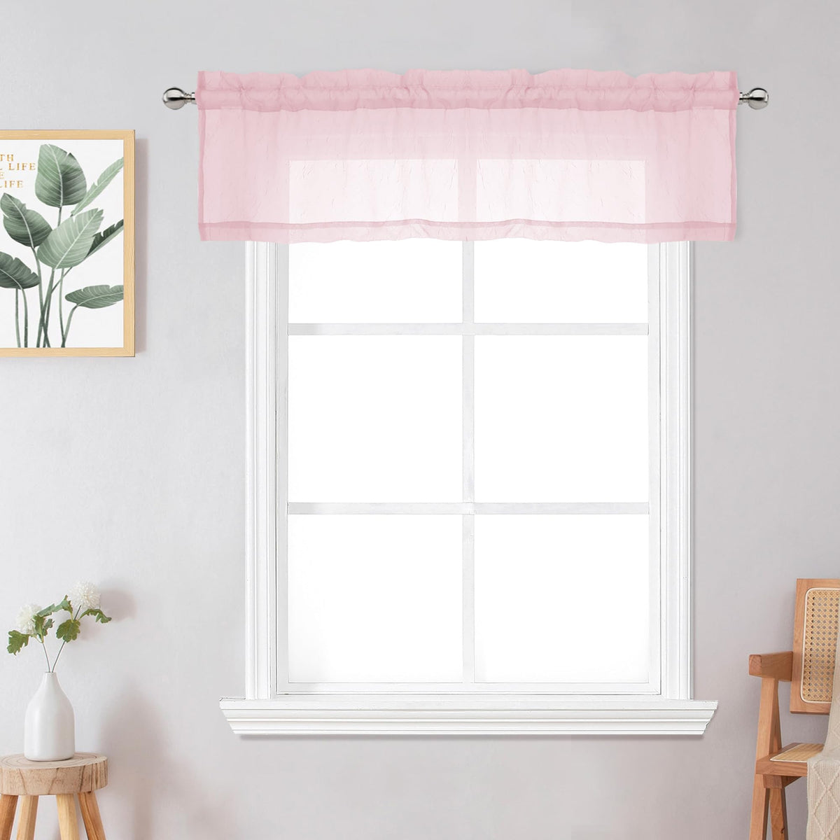 Chyhomenyc Crushed Sheer Navy Blue Curtains 84 Inch Length 2 Panels, Light Filtering Solid Crinkle Voile Lightweight Rod Pocket Sheer Curtian for Bedroom Living Room, Each 42Wx84L Inches