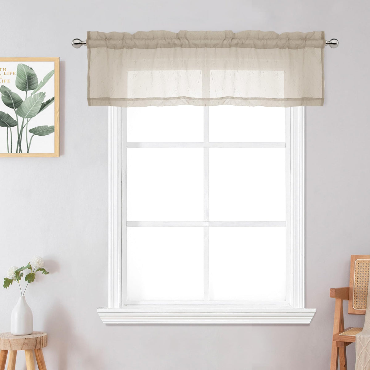 Chyhomenyc Crushed Sheer Navy Blue Curtains 84 Inch Length 2 Panels, Light Filtering Solid Crinkle Voile Lightweight Rod Pocket Sheer Curtian for Bedroom Living Room, Each 42Wx84L Inches
