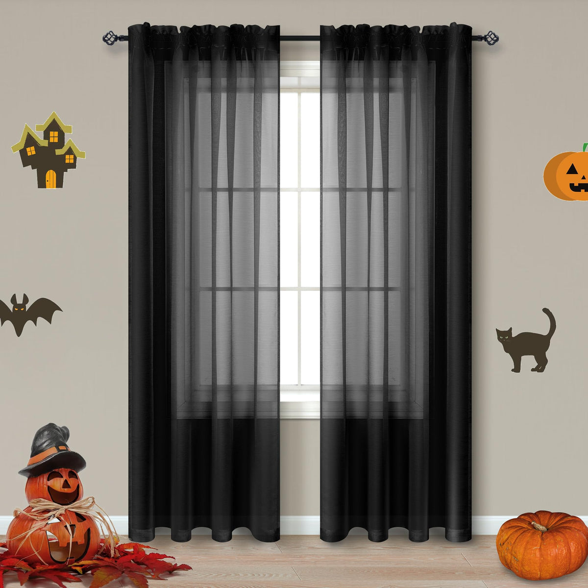 Pitalk Terracotta Curtains 84 Inch Length for Living Room 2 Panel Sets Rod Pocket Sheer Curtains for Living Room Rust Burnt Orange Red