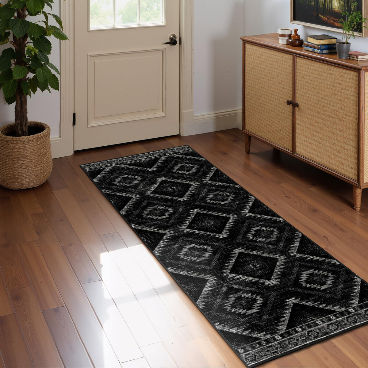 BESTSWEETIE 5'x7' Washable Area Rug for Living Room Bedroom Lightpink