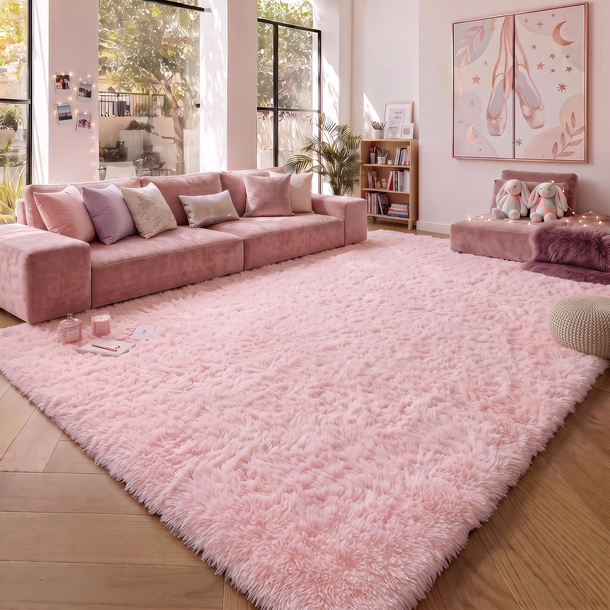 Runner Rugs for Bedroom Living Room, 2x6 Tie-Dyed Beige Hallway Area Rug