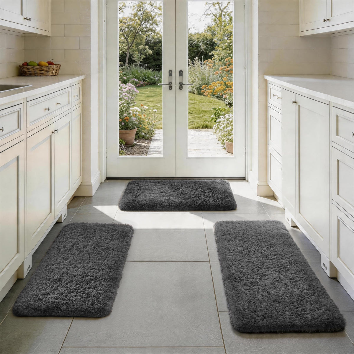 Ophanie 5x7 Area Rugs for Living Room Ivory, Fluffy Shag Large Fuzzy Plush Soft Rug, Shaggy Floor Big Carpets for Bedroom Nursery, Kids Home Decor Aesthetic with Over 99 pcs Pile fibers