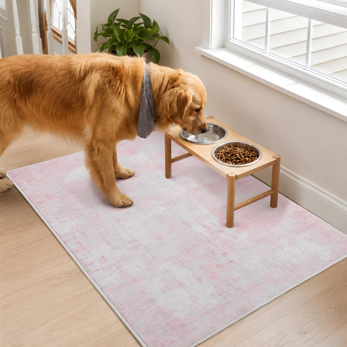 8x10 Area Rugs Living Room: Bedroom Vintage Washable Carpet Beige