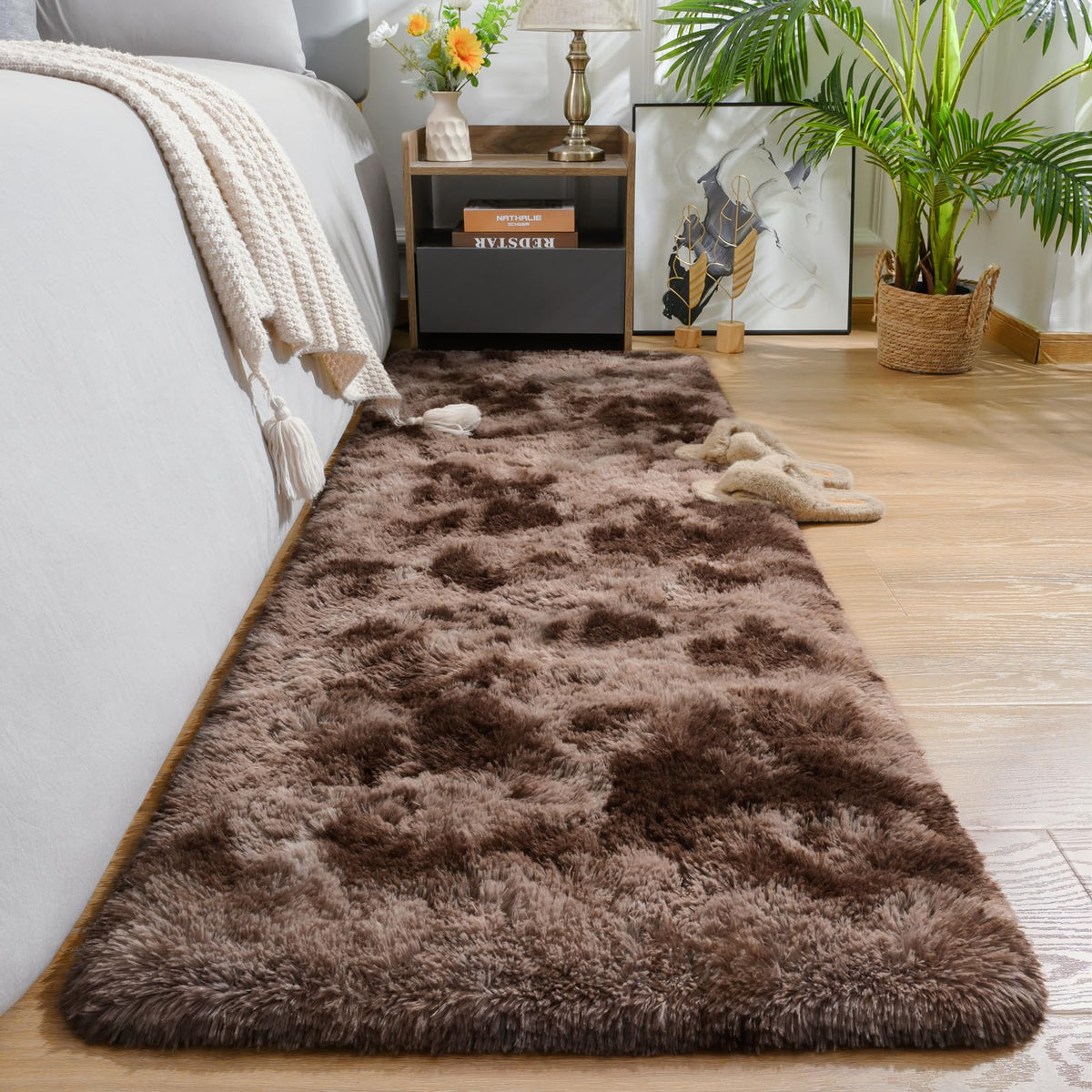 AROGAN 2x6 Feet Soft Runner Rugs for Bedroom, Non Slip Rug for Hallway