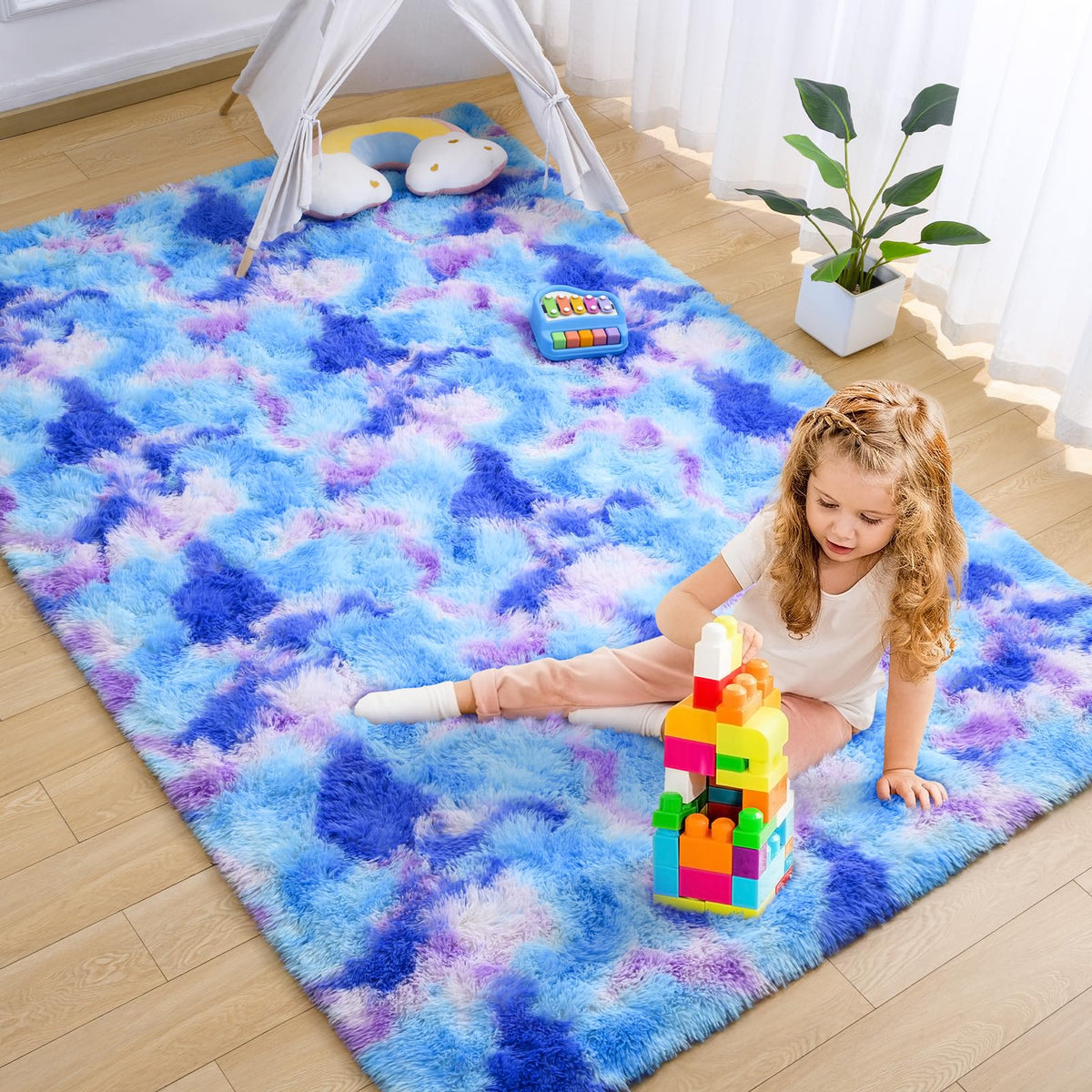 AROGAN 2x6 Feet Soft Runner Rugs for Bedroom, Non Slip Rug for Hallway