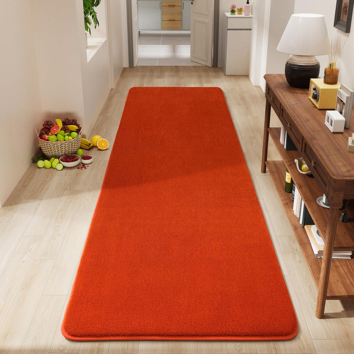 Amearea Modern Area Rugs for Bedroom Living Room, 4x6 Black Memory Foam Rug