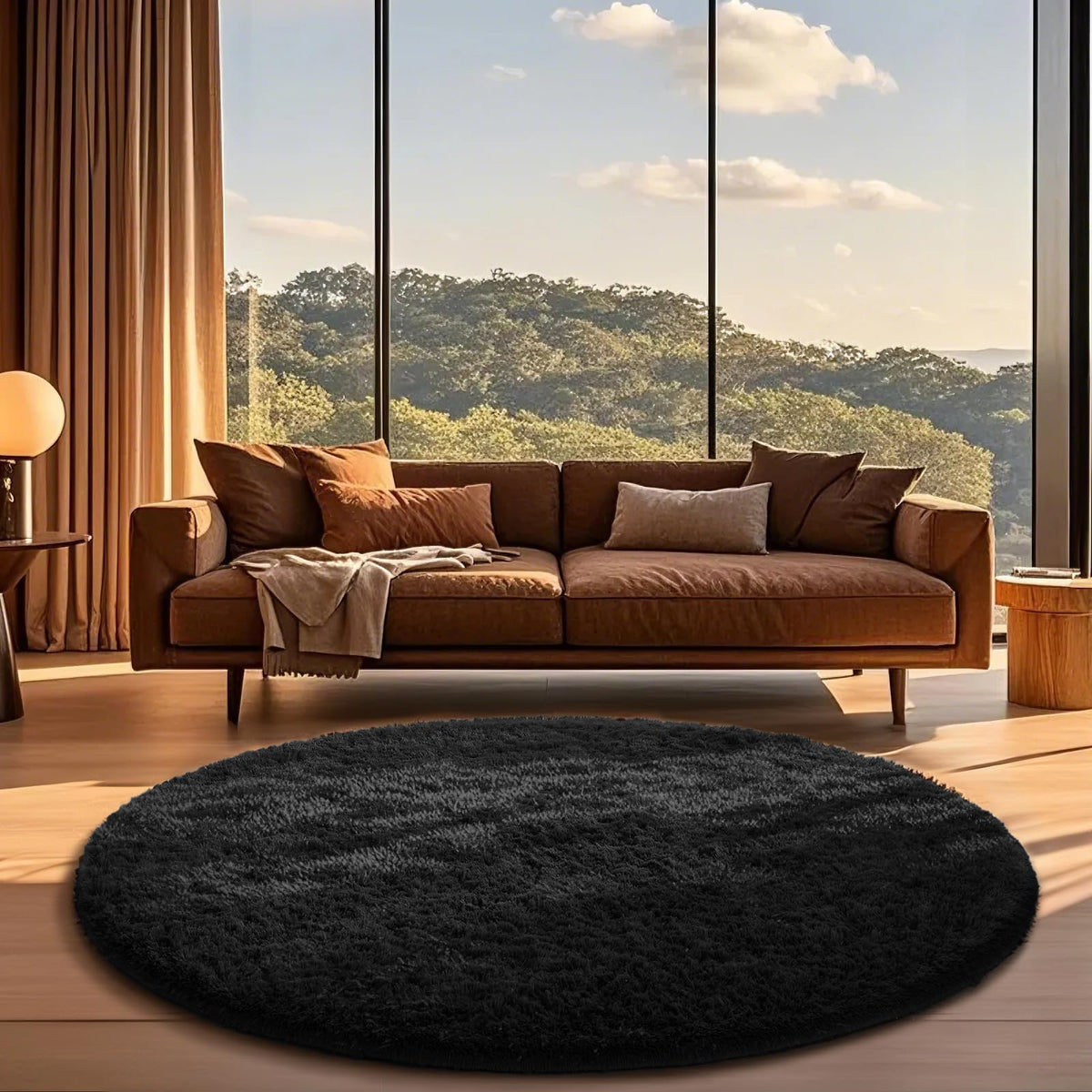 Ophanie 5x7 Area Rugs for Living Room Ivory, Fluffy Shag Large Fuzzy Plush Soft Rug, Shaggy Floor Big Carpets for Bedroom Nursery, Kids Home Decor Aesthetic with Over 99 pcs Pile fibers