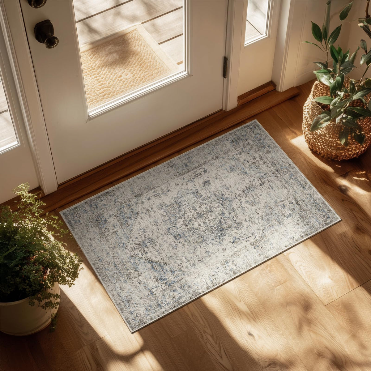 Machine Washable Rugs for Living Room: 8x10 Area Rugs for Bedroom