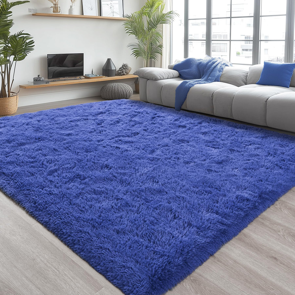 Chicrug Soft Runner Rug for Bedroom Living Room Plush Fluffy Rugs 2x6