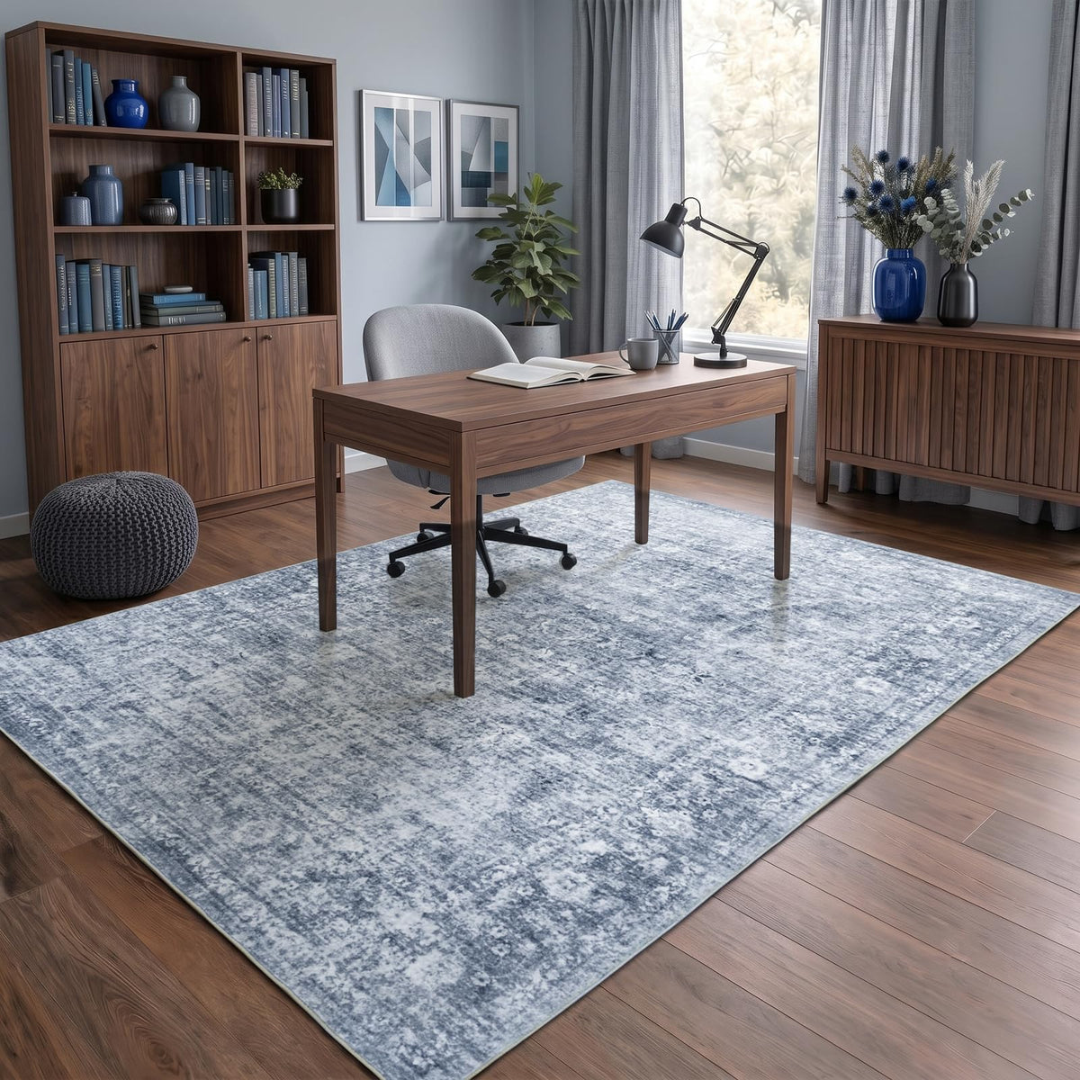 Homemate Washable Rug 9x12 Area Rugs - Vintage Rugs for Living Room