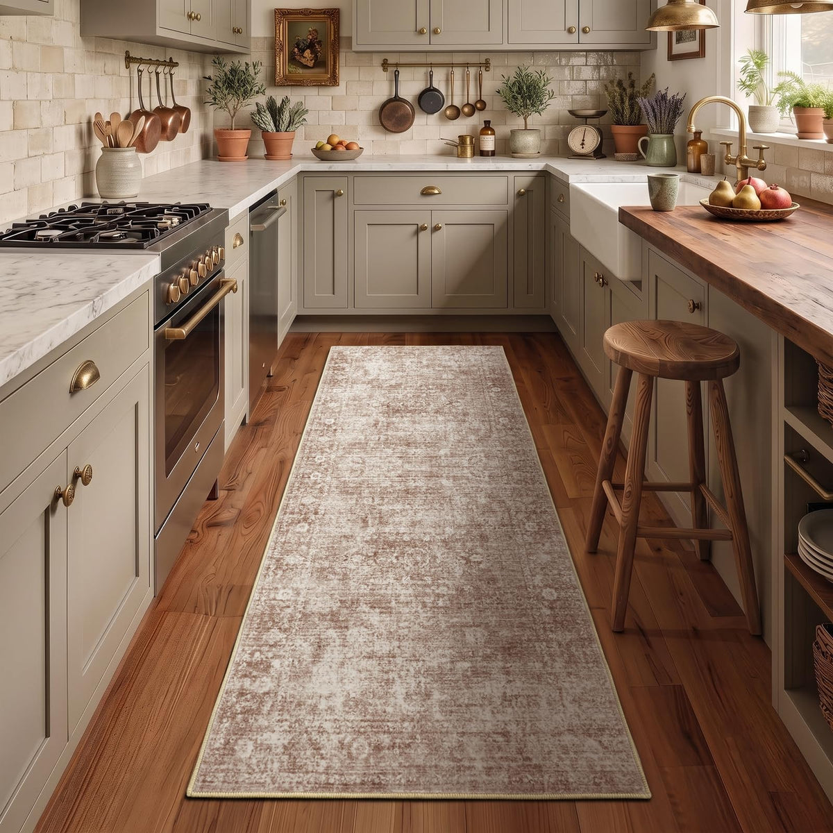 Homemate Washable Rug 9x12 Area Rugs - Vintage Rugs for Living Room