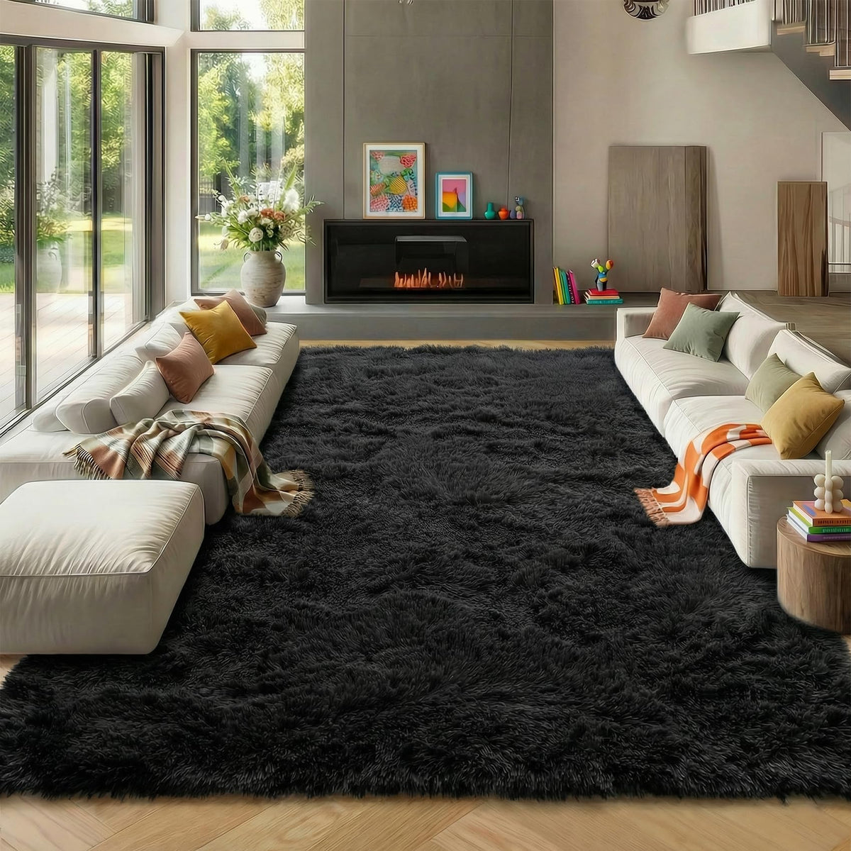 Runner Rugs for Bedroom Living Room, 2x6 Tie-Dyed Beige Hallway Area Rug