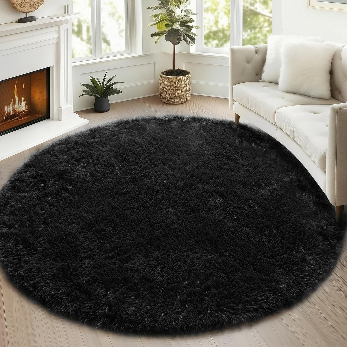 Runner Rugs for Bedroom Living Room, 2x6 Tie-Dyed Beige Hallway Area Rug