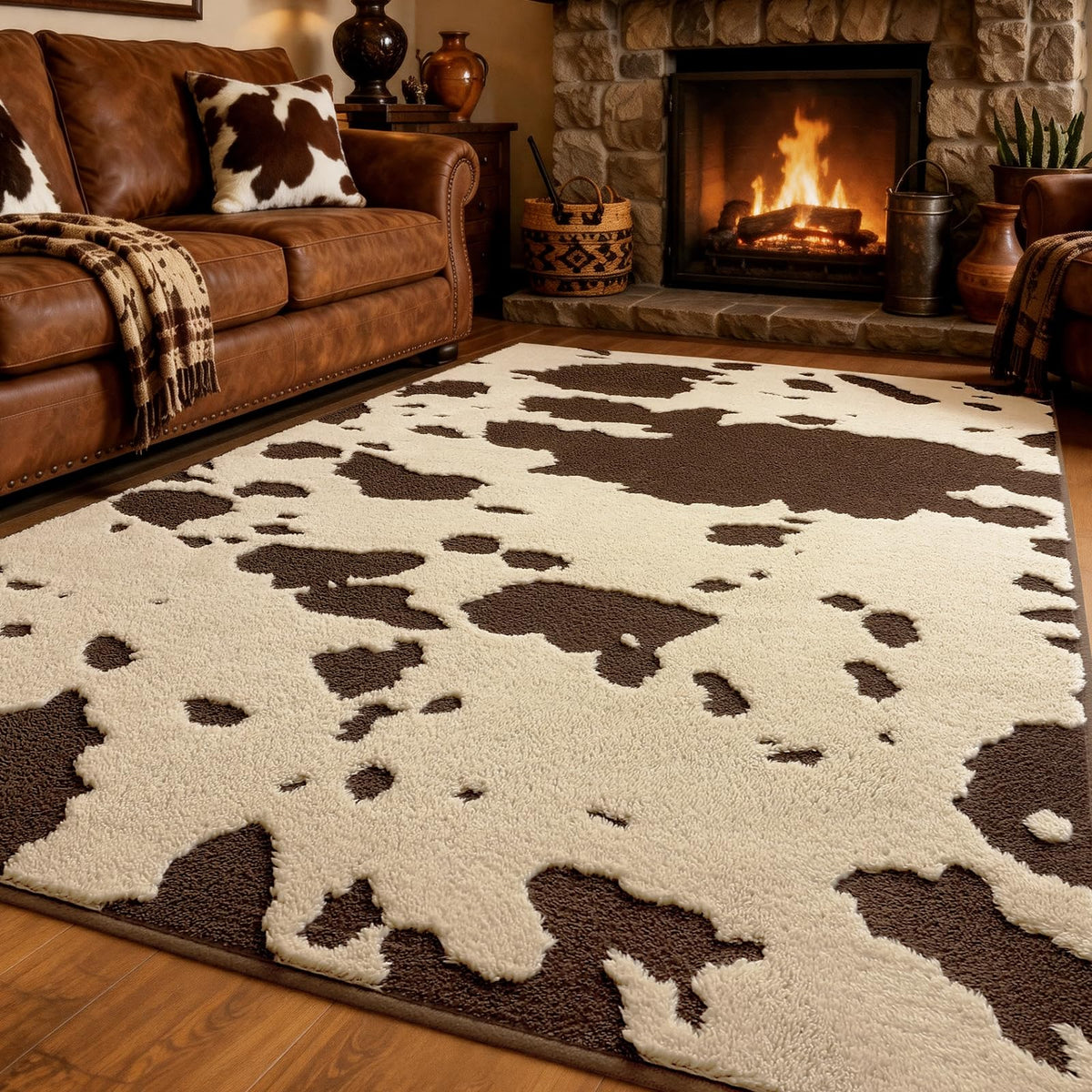 YIHOUSE 5×7 Ft Area Rugs for Living Room: Modern Washable Rug - Abstract Black and Cream White Rug for Bedroom Dining Room Office Playroom Nursery Home Decor - Nonslip Non-Shedding Striped Rugs