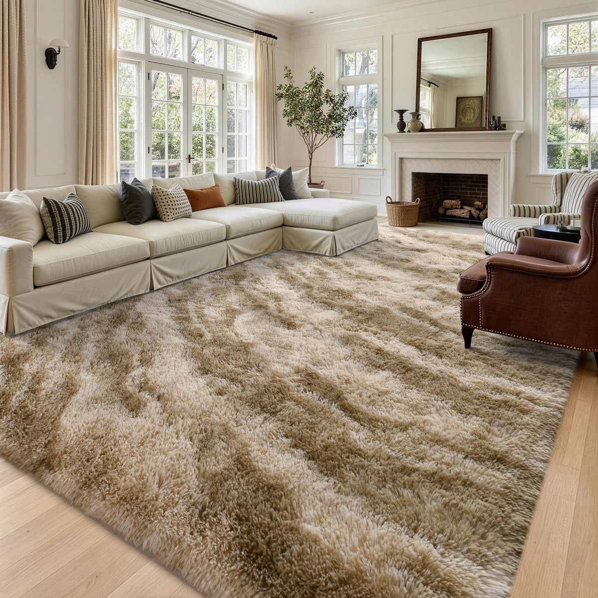 Noahas 2x6 Black Fluffy Soft Runner Rug Non-Slip for Bedroom Dorm Hallway