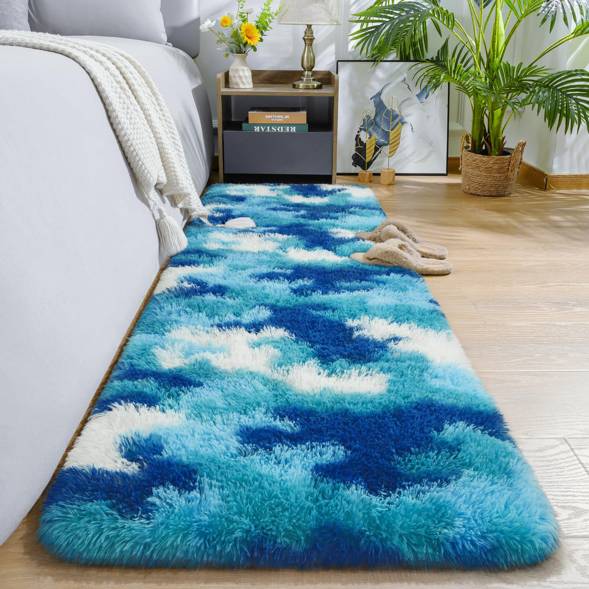 AROGAN 2x6 Feet Soft Runner Rugs for Bedroom, Non Slip Rug for Hallway