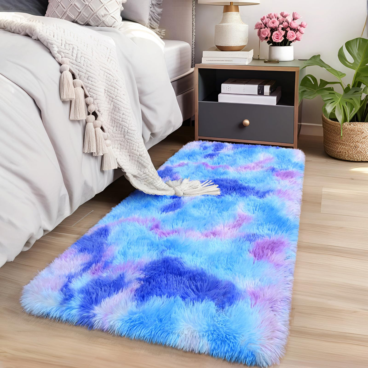 AROGAN 2x6 Feet Soft Runner Rugs for Bedroom, Non Slip Rug for Hallway