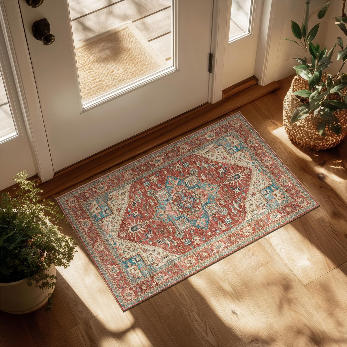 Machine Washable Rugs for Living Room: 8x10 Area Rugs for Bedroom