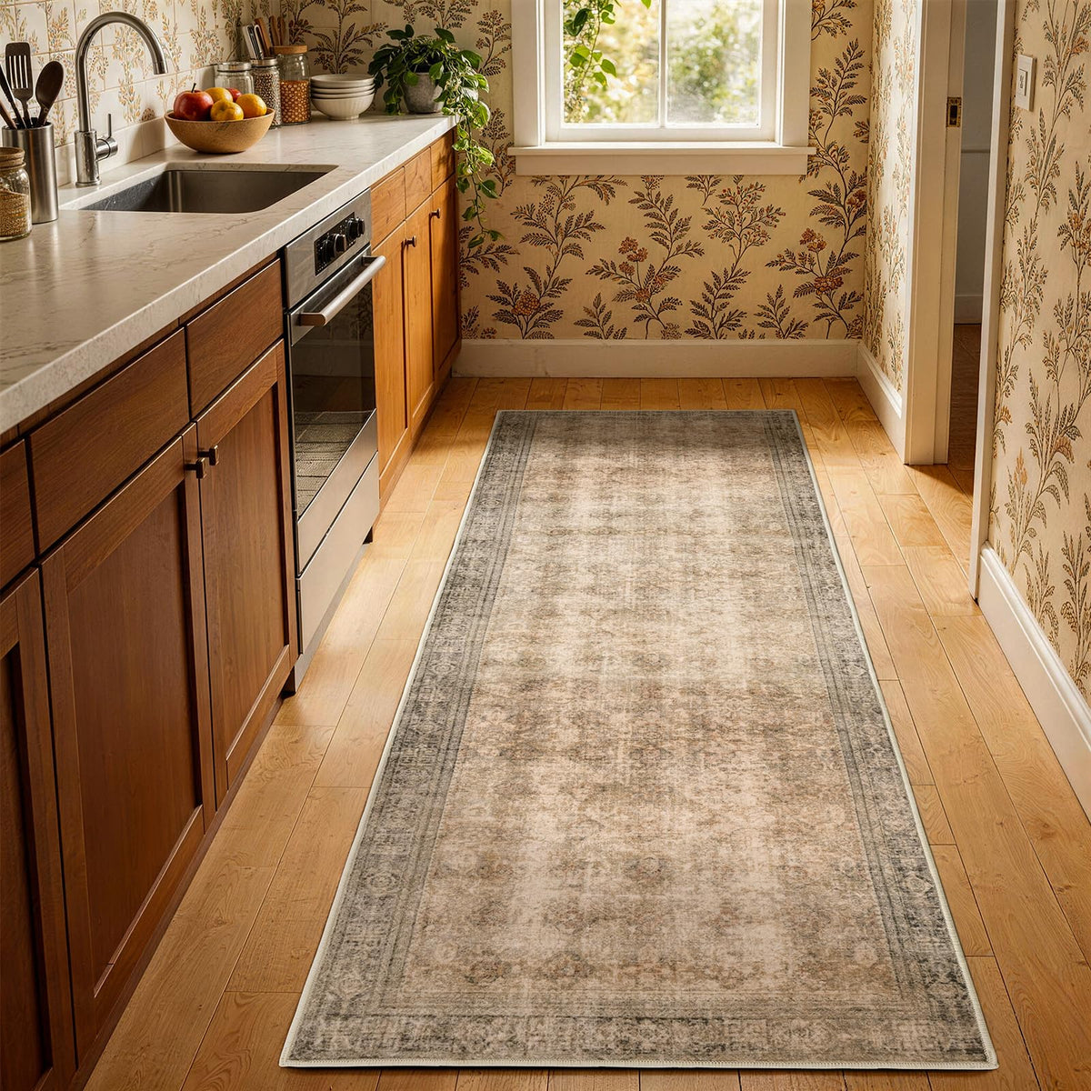 8x10 Washable Area Rug, Black Solid Area Rugs for Living Room & Bedroom