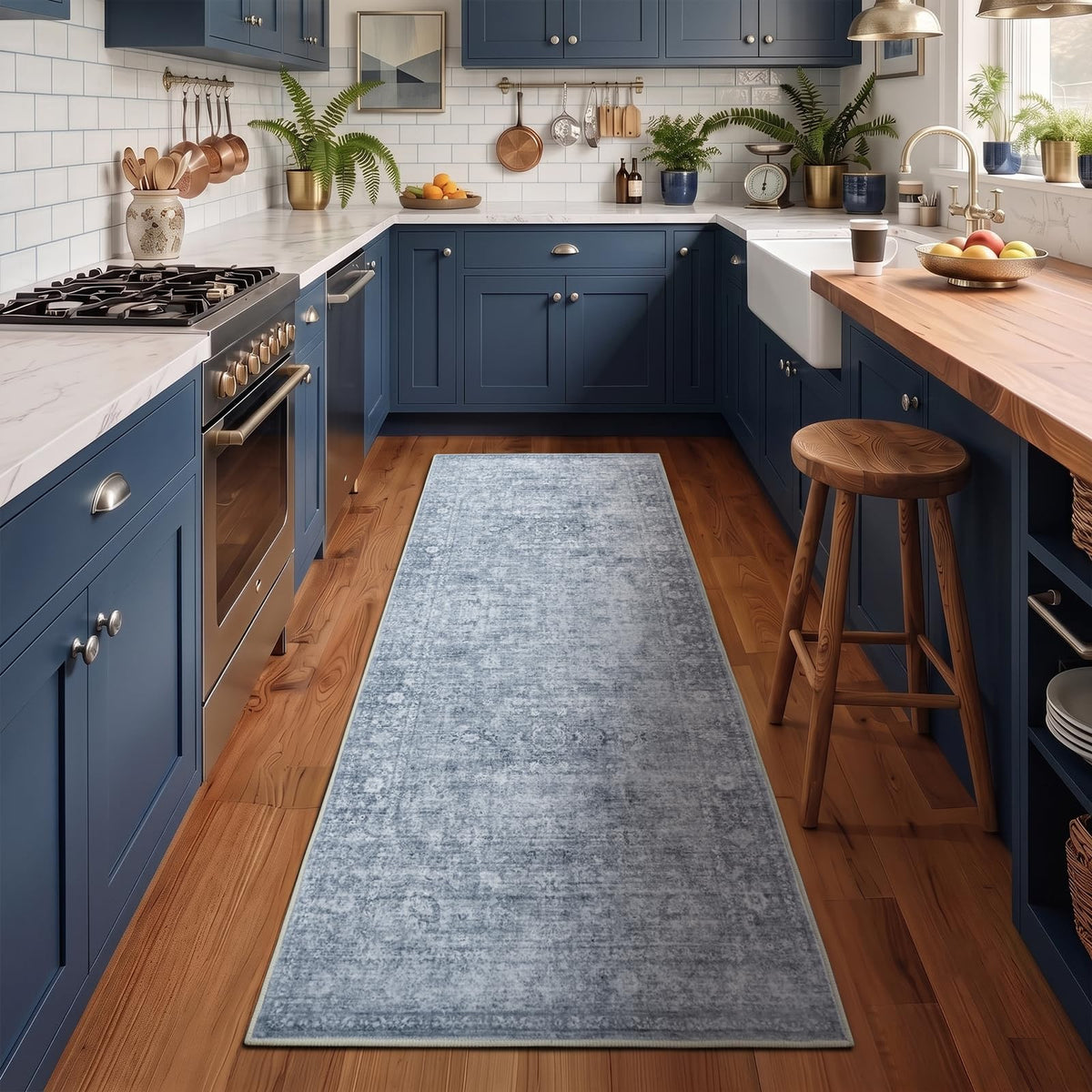 Homemate Washable Rug 9x12 Area Rugs - Vintage Rugs for Living Room