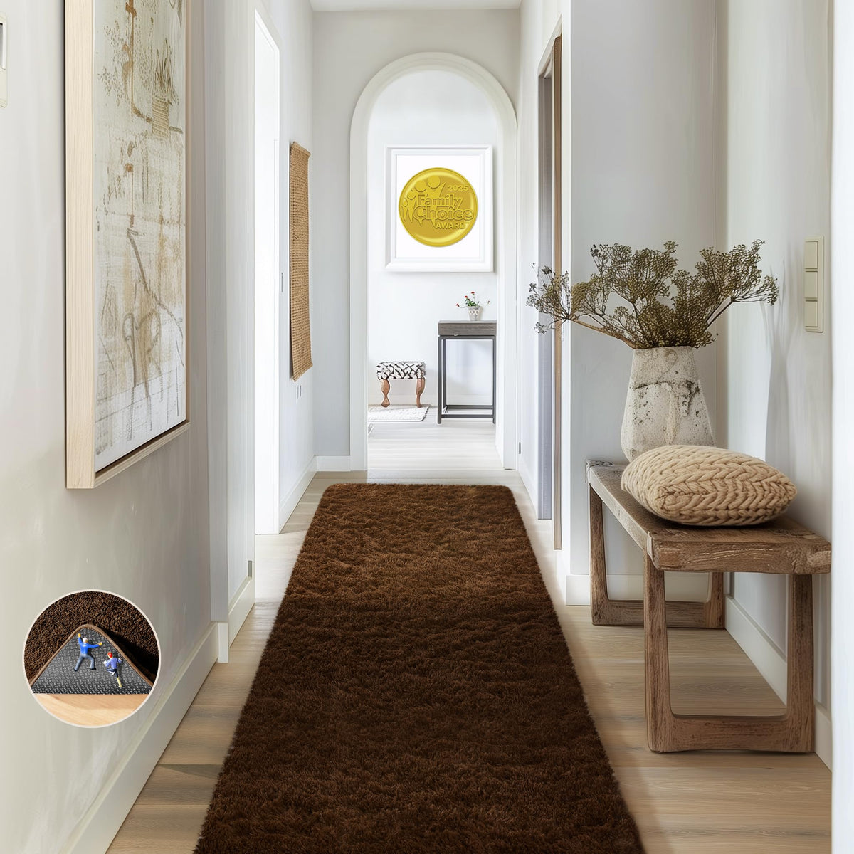 Ophanie Area Rugs for Living Room Bedroom, Washable Non-Slip Fluffy Soft Grey Shag Carpet, Indoor Floor Gray 4x6 Fuzzy Shaggy Living Room Plush Rug for Kids Home Dorm Decor Aesthetic