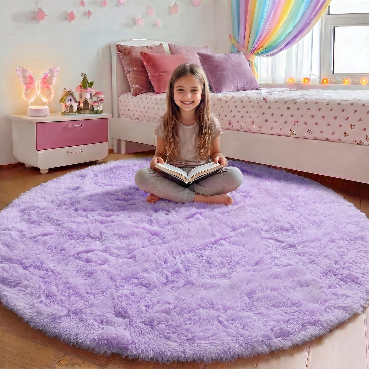 Runner Rugs for Bedroom Living Room, 2x6 Tie-Dyed Beige Hallway Area Rug