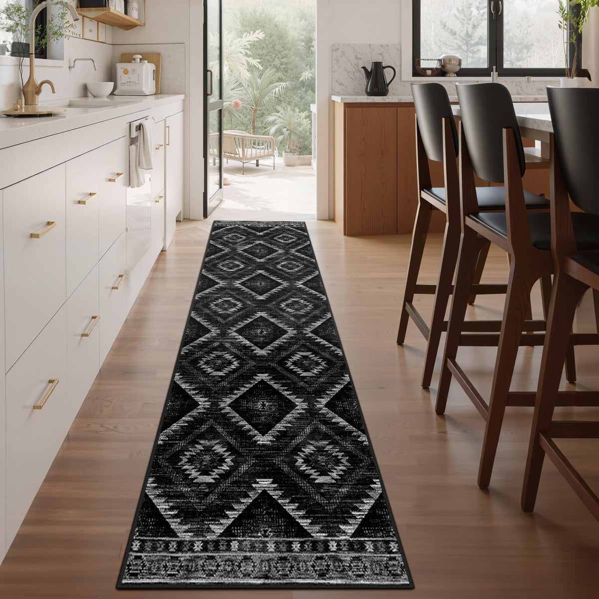 BESTSWEETIE 5'x7' Washable Area Rug for Living Room Bedroom Lightpink
