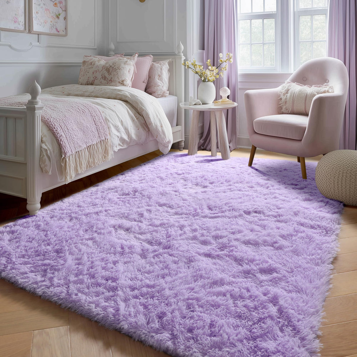 Runner Rugs for Bedroom Living Room, 2x6 Tie-Dyed Beige Hallway Area Rug