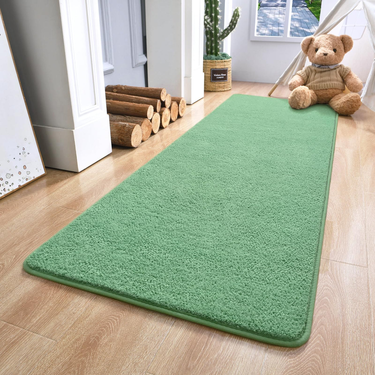Keeko 4x6 Area Rugs for Living Room,Soft Washable Memory Foam Bedroom Rug