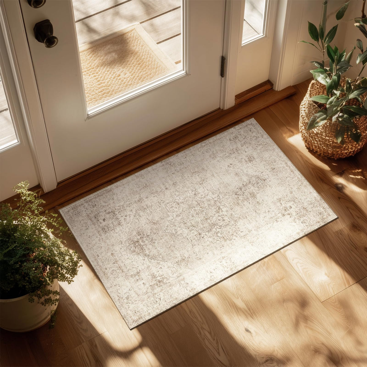 Machine Washable Rugs for Living Room: 8x10 Area Rugs for Bedroom