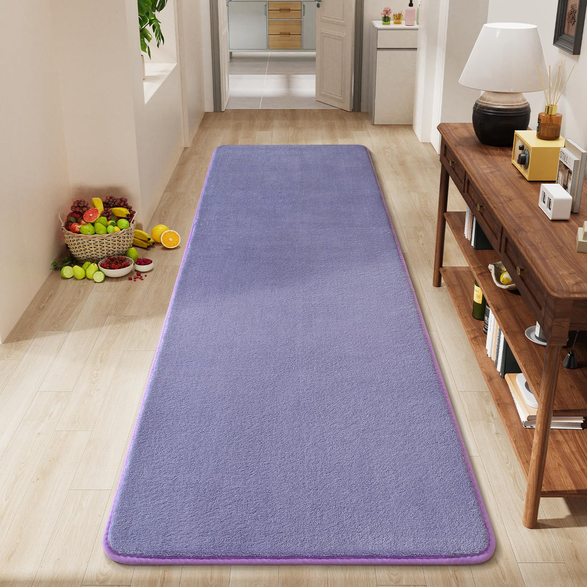 Amearea Modern Area Rugs for Bedroom Living Room, 4x6 Black Memory Foam Rug
