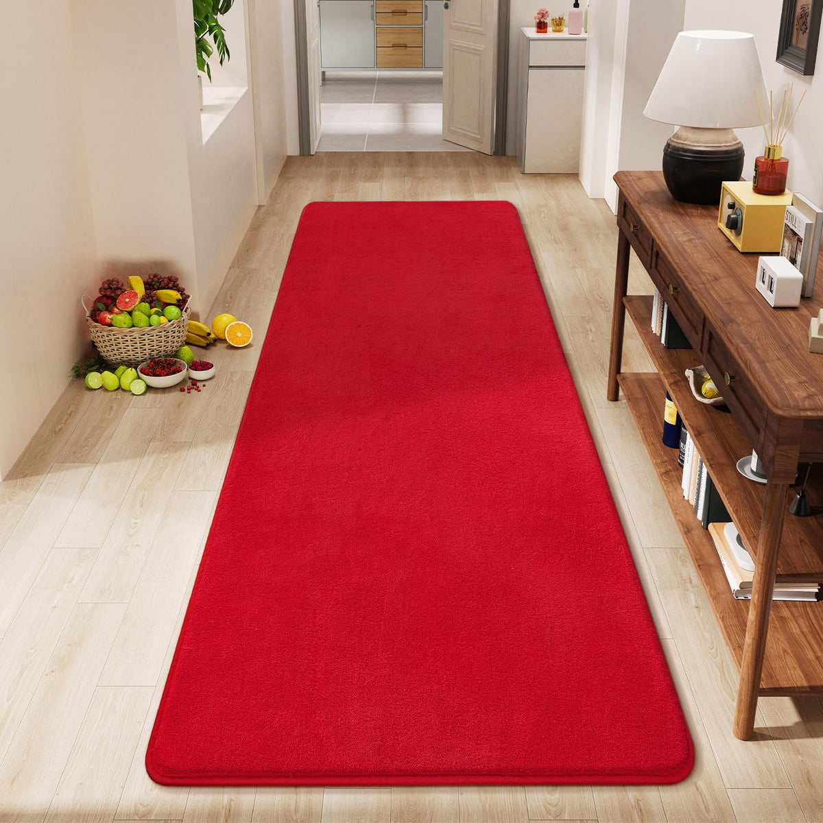 Amearea Modern Area Rugs for Bedroom Living Room, 4x6 Black Memory Foam Rug