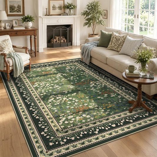 HelloTree 5x7 Floral Vintage Boho Area Rug