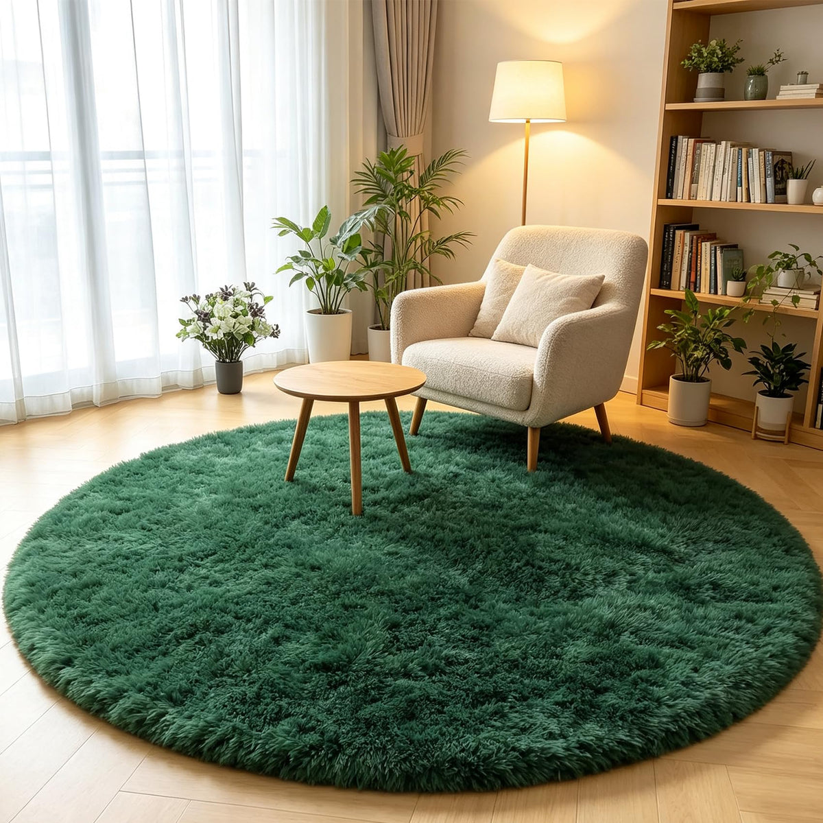 Runner Rugs for Bedroom Living Room, 2x6 Tie-Dyed Beige Hallway Area Rug