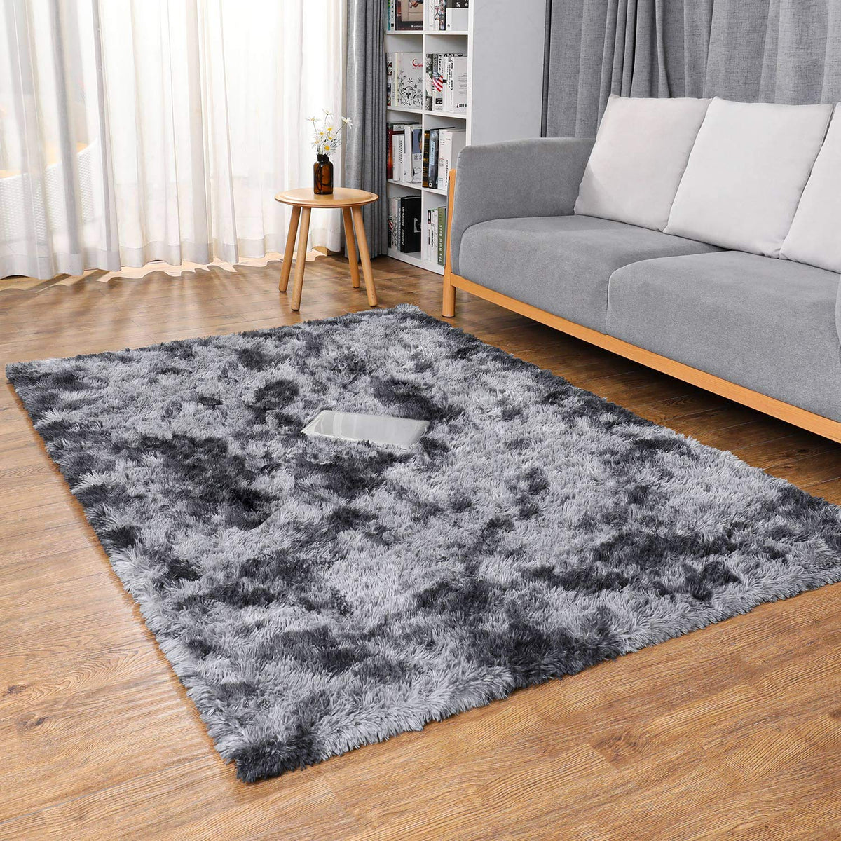 Ophanie 5x7 Area Rugs for Living Room Ivory, Fluffy Shag Large Fuzzy Plush Soft Rug, Shaggy Floor Big Carpets for Bedroom Nursery, Kids Home Decor Aesthetic with Over 99 pcs Pile fibers