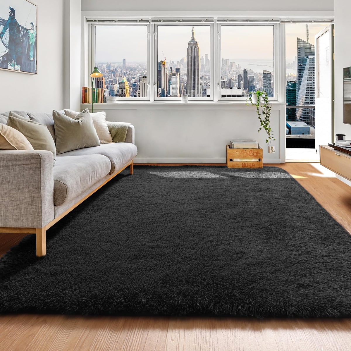 Runner Rugs for Bedroom Living Room, 2x6 Tie-Dyed Beige Hallway Area Rug