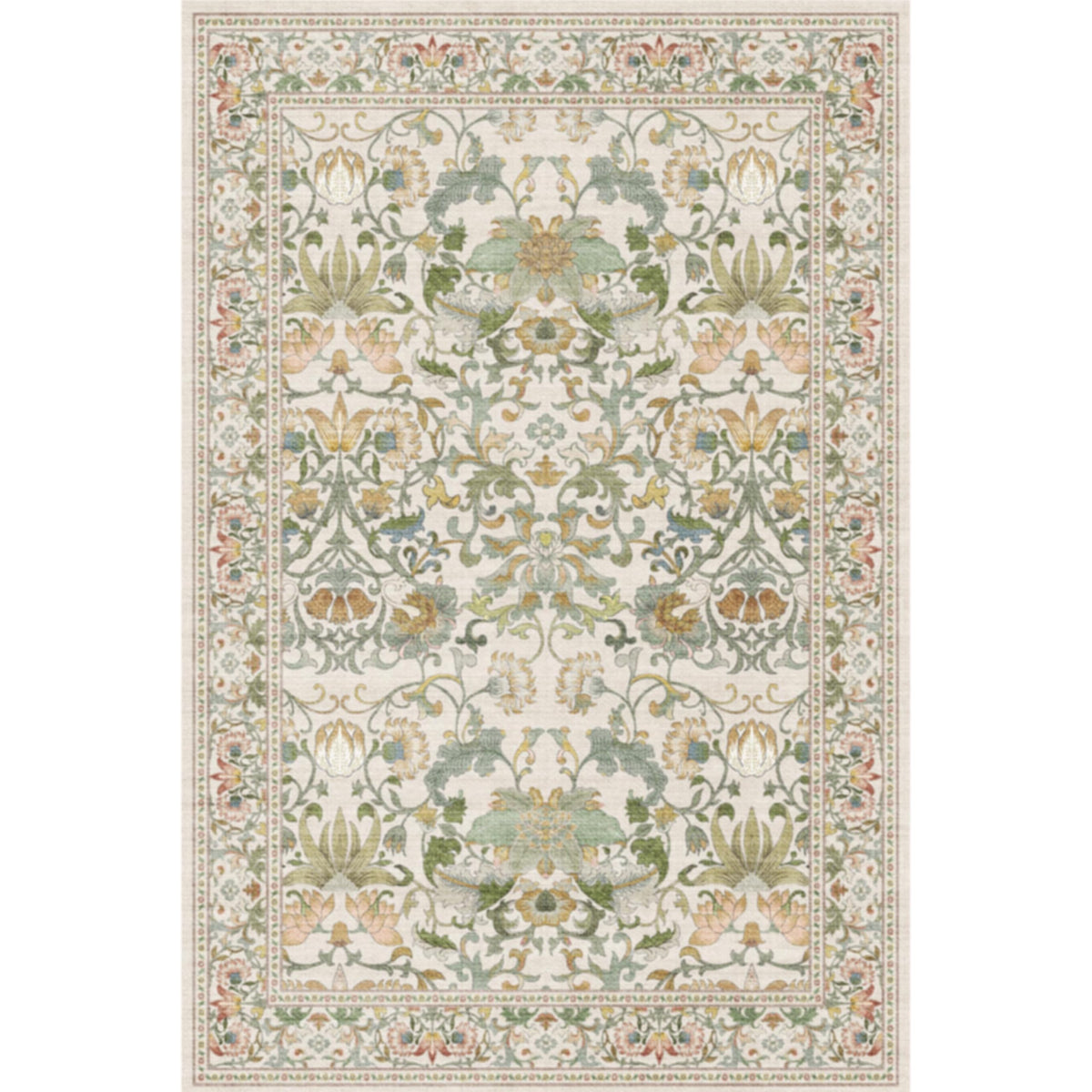 2x6 Hallway Washable Runner Rug : Vintage Soft Kitchen Laundry Runner with Non Slip Backing Farmhouse Entryway Living Room Floor Mat Stain Resistant Carpet for Bedroom Bathroom Distressed Beside Rug