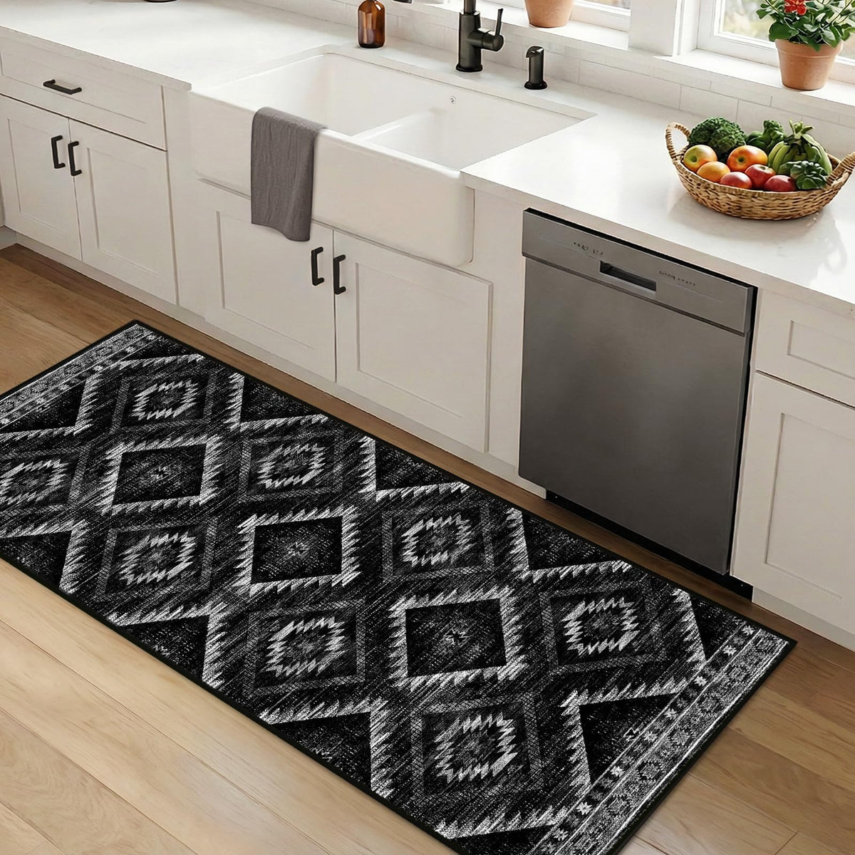 BESTSWEETIE 5'x7' Washable Area Rug for Living Room Bedroom Lightpink