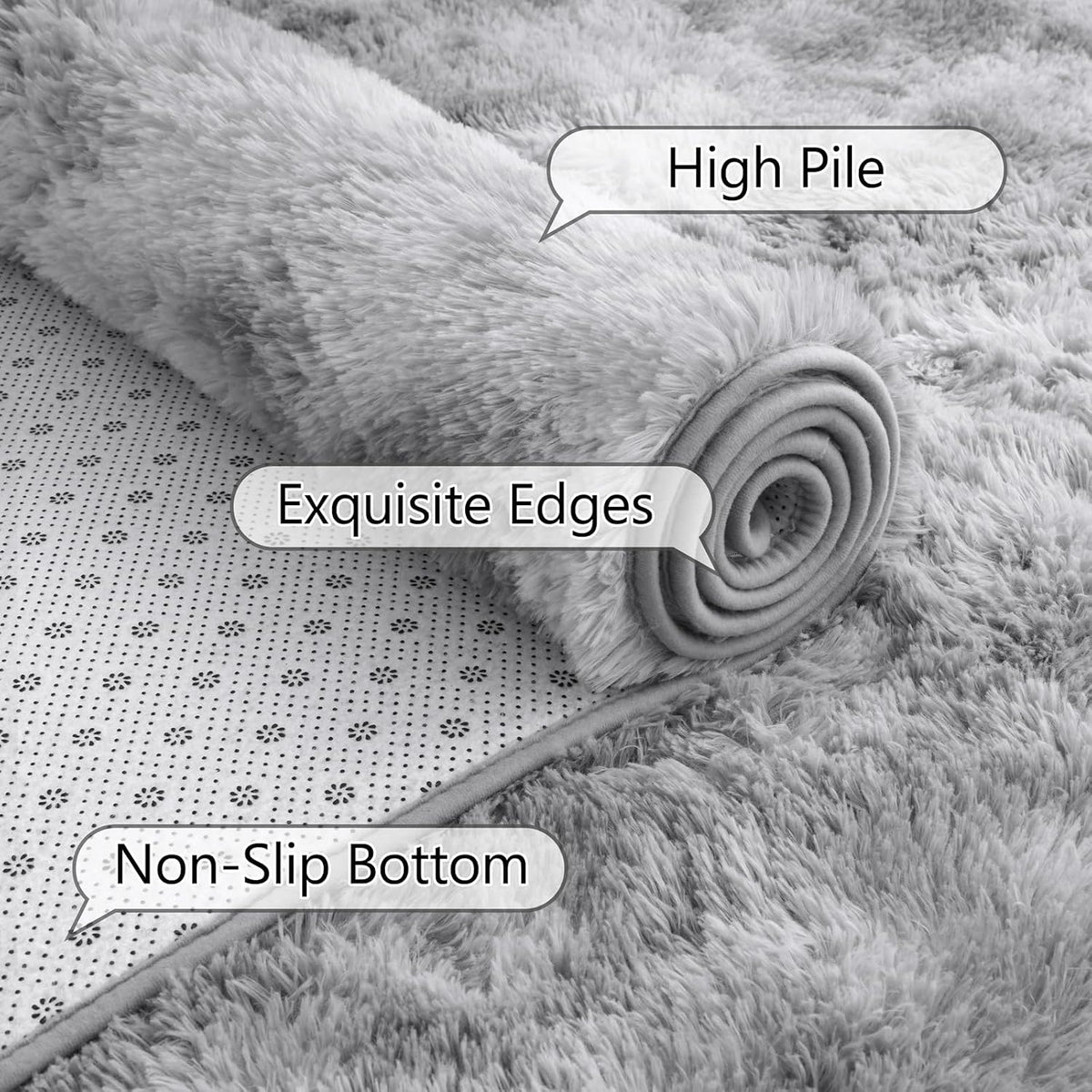 AROGAN 2x6 Feet Soft Runner Rugs for Bedroom, Non Slip Rug for Hallway
