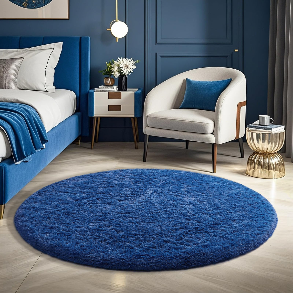 Ophanie 5x7 Area Rugs for Living Room Ivory, Fluffy Shag Large Fuzzy Plush Soft Rug, Shaggy Floor Big Carpets for Bedroom Nursery, Kids Home Decor Aesthetic with Over 99 pcs Pile fibers