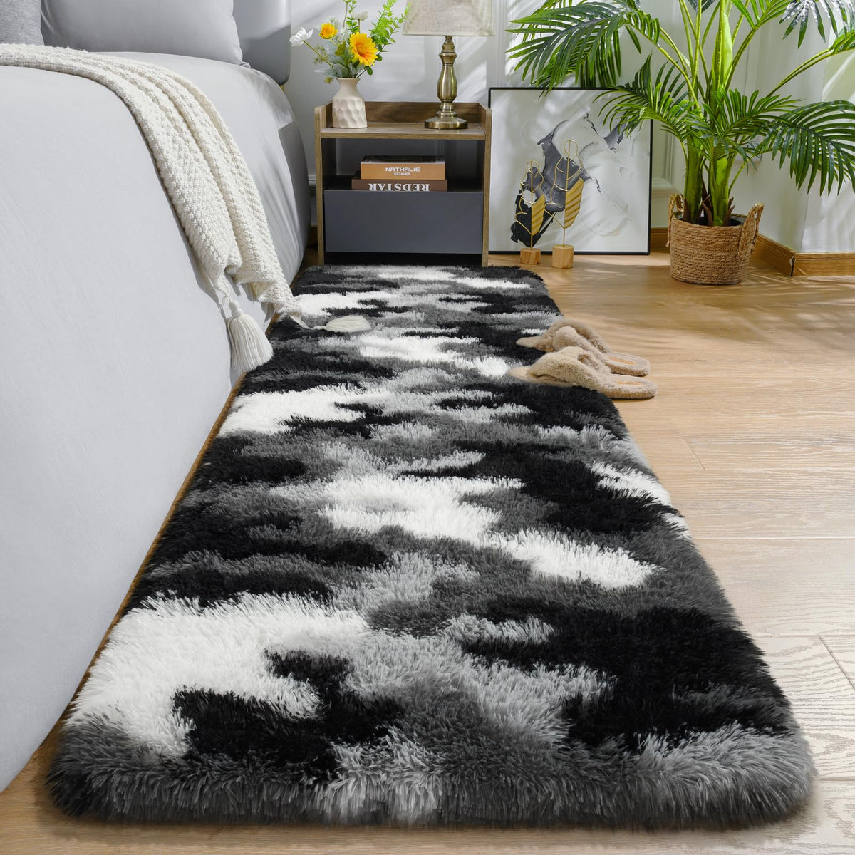 AROGAN 2x6 Feet Soft Runner Rugs for Bedroom, Non Slip Rug for Hallway