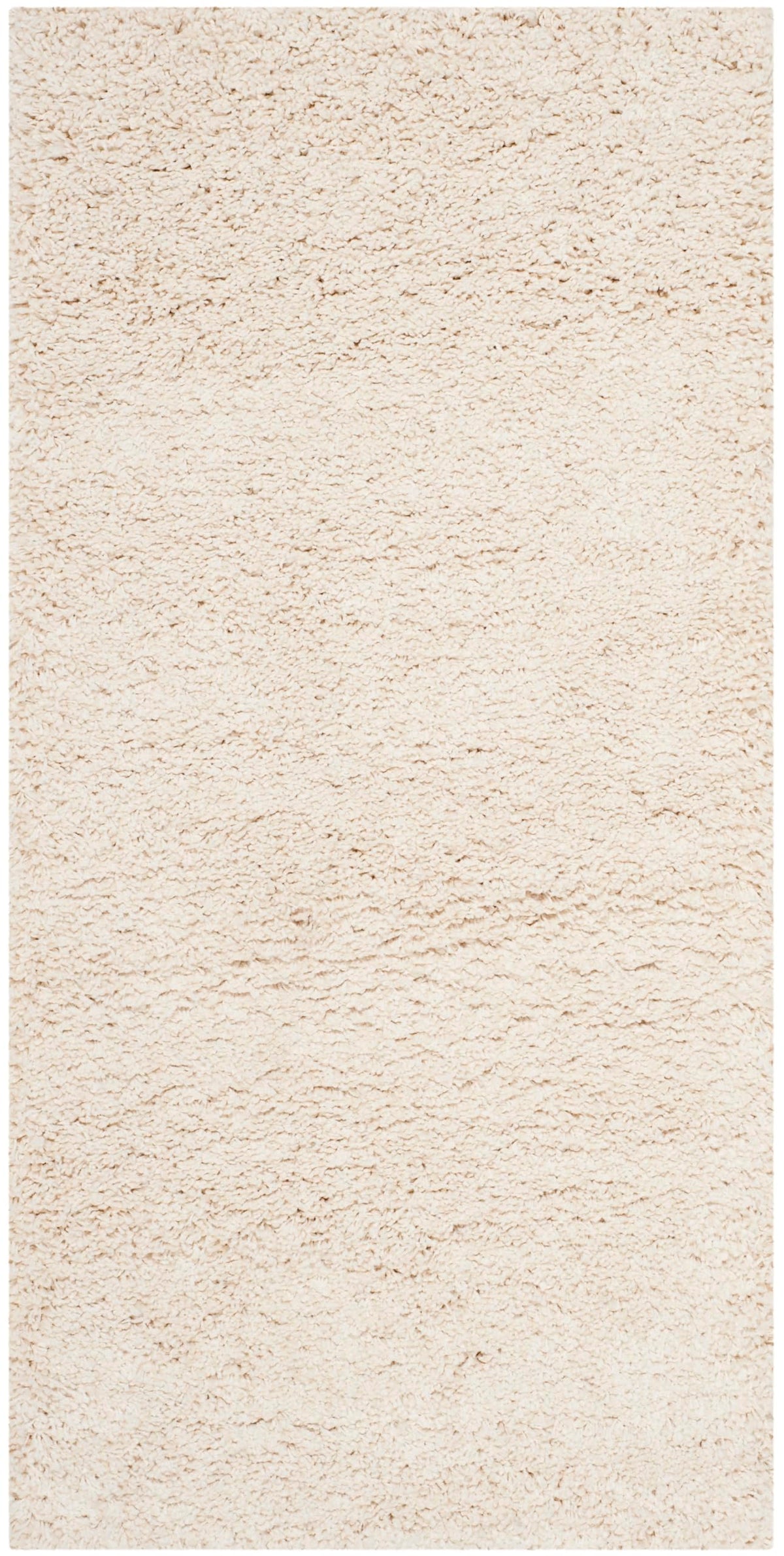 SAFAVIEH Milan Shag Collection 8' x 10' Ivory SG180 Solid Non-Shedding Living Room Bedroom Dining Room Entryway Plush 2-inch Thick Area Rug