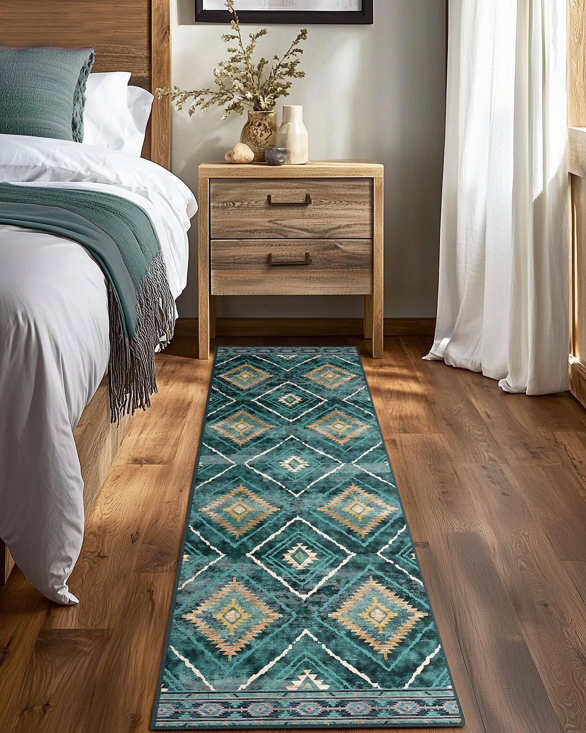 BESTSWEETIE 5'x7' Washable Area Rug for Living Room Bedroom Lightpink