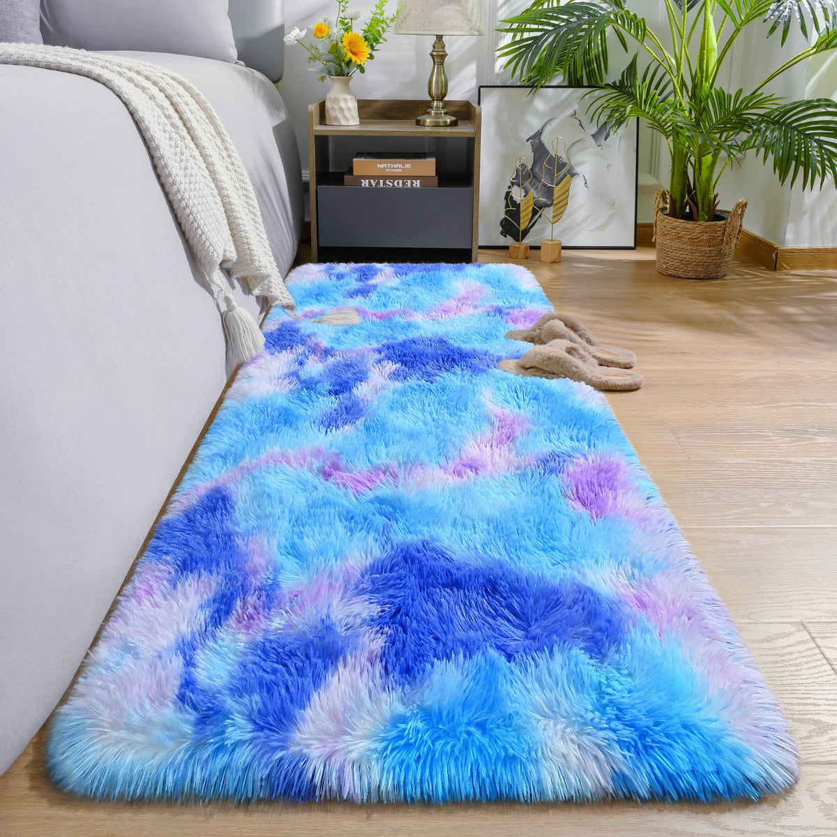 AROGAN 2x6 Feet Soft Runner Rugs for Bedroom, Non Slip Rug for Hallway
