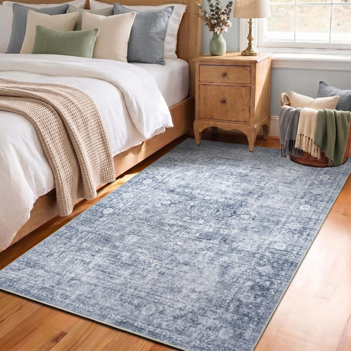 Homemate Washable Rug 9x12 Area Rugs - Vintage Rugs for Living Room