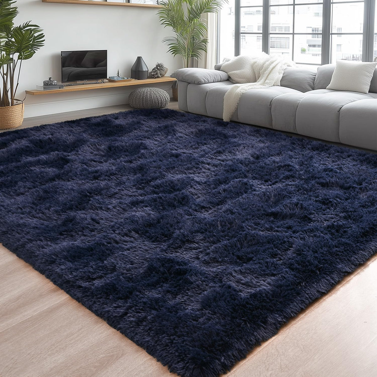 Chicrug Soft Runner Rug for Bedroom Living Room Plush Fluffy Rugs 2x6